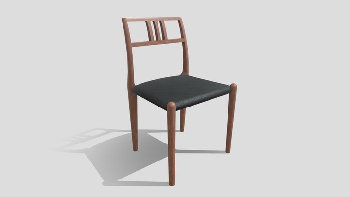 Chair Möller (Model 79) 3D Model