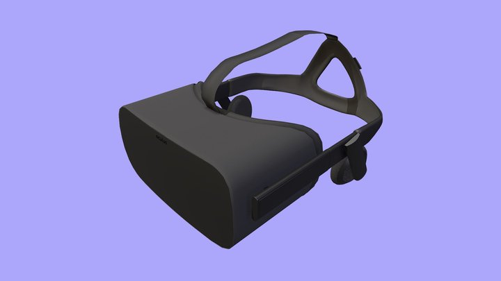 Oculus Rift - VR Headset 3D Model