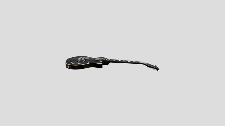 Gibson 1968 Les Paul Custom  Guitar 3D Model