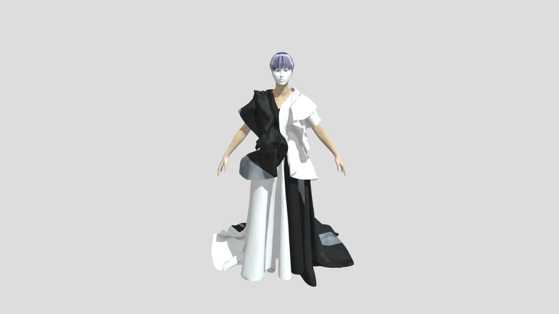 outfit 1 multi object with texture zip