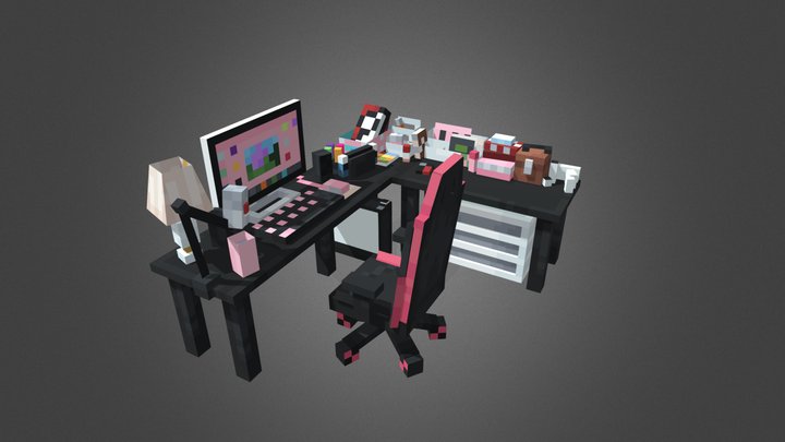 My Cluttered Desk 3D Model