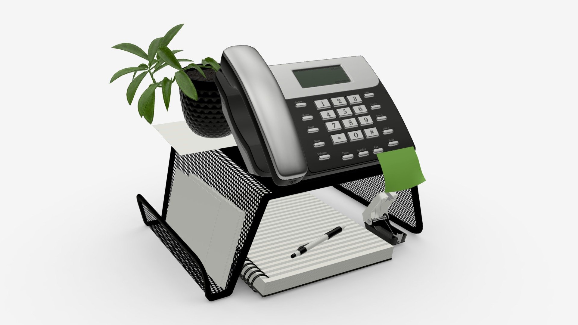 Phone mesh holder with decors - Buy Royalty Free 3D model by HQ3DMOD ...