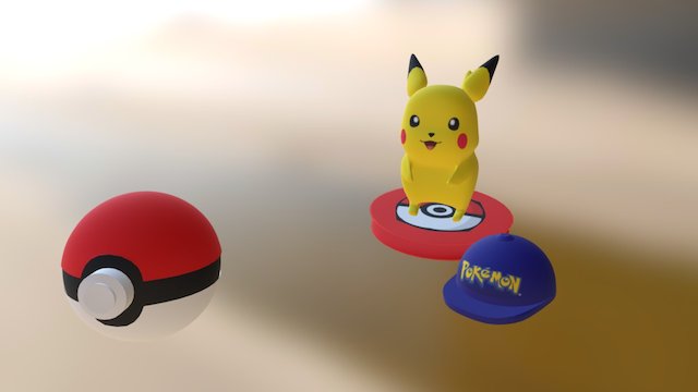 Pikachu from Pokemon 3D Model