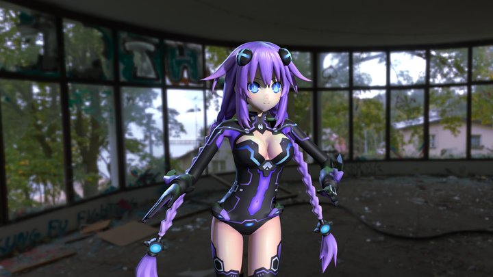 PurpleHeartAnime 3D Model