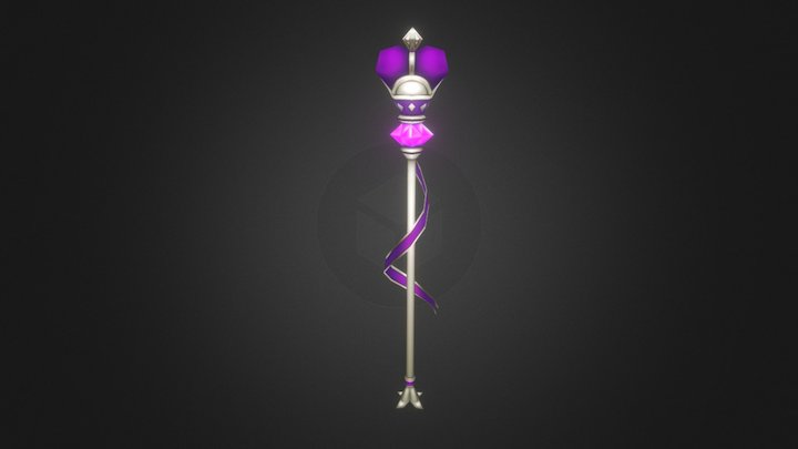 Maya練習-魔法仗 3D Model