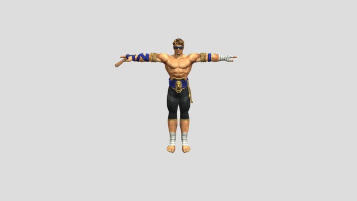 Johnny Cage MKDA 3D Model