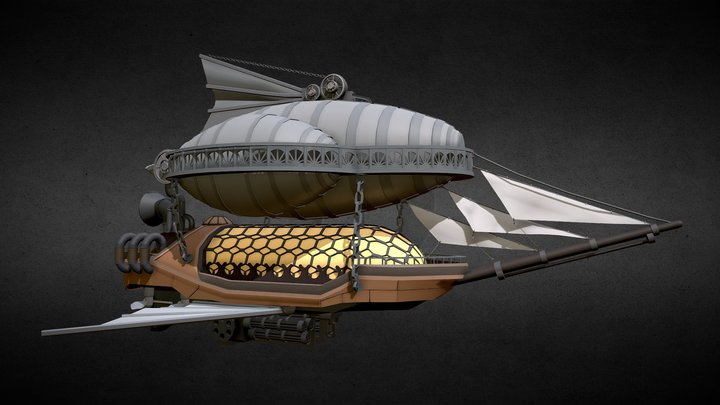 Airship 3D Model