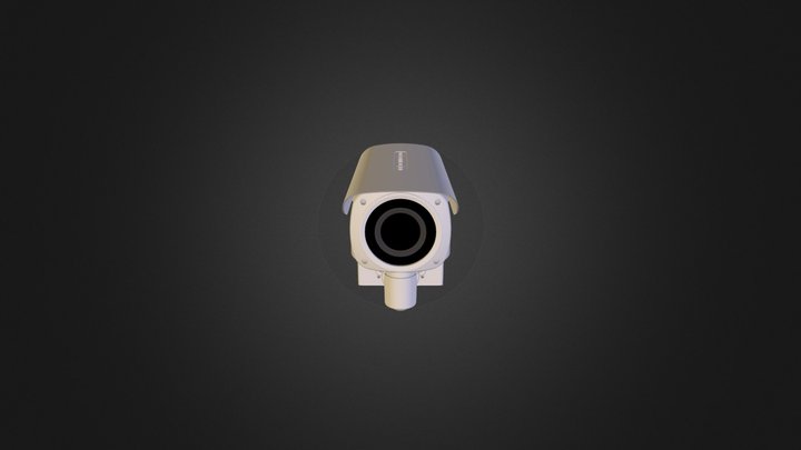 Bullet Camera (B4x, I4x) with PMAX-0505 3D Model