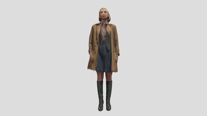 Norma Bates (Vera Farmiga) 1 3D Model