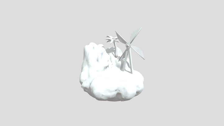 Dioráma - Sziget . 3D Model