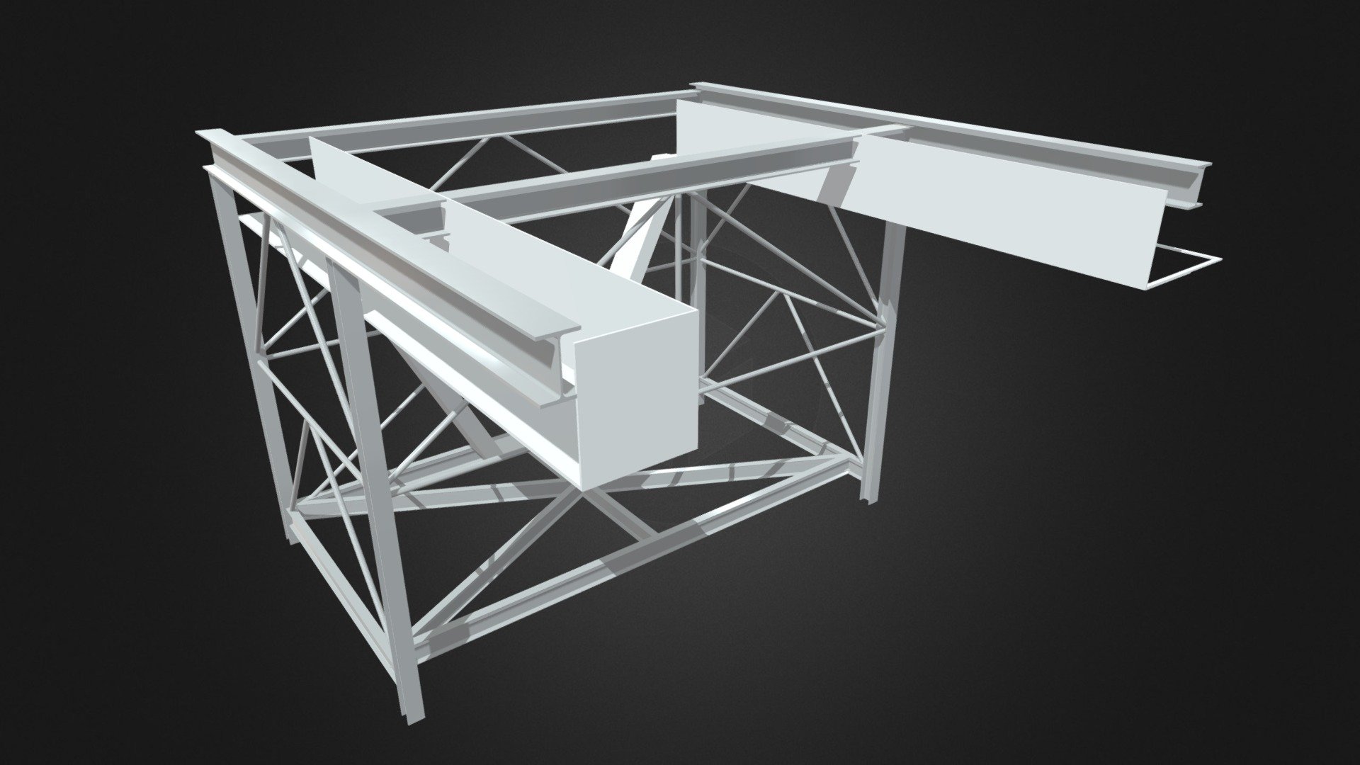 Estructura Extensible 3D model by Juan Cruz Acosta (juancruzacosta