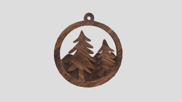 Forest Pendant 3D Model