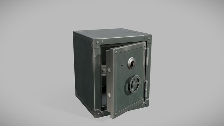 Safebox locker small 3D Model
