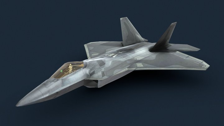 Lockheed Martin F-22 "Raptor" 3D Model