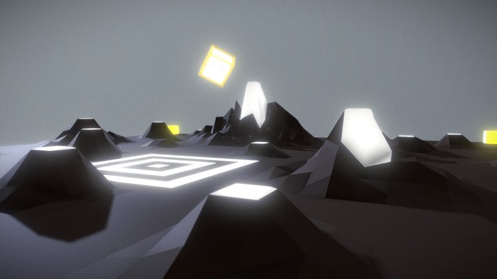 Level 2 - Cube World 3D Model