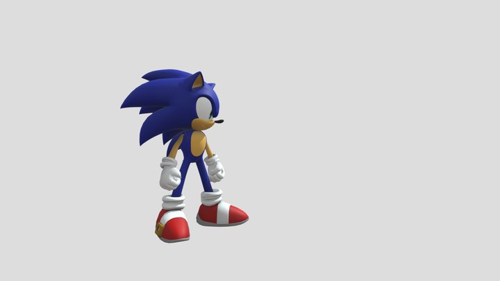sonic-lost-world-sonic-model 3D Model