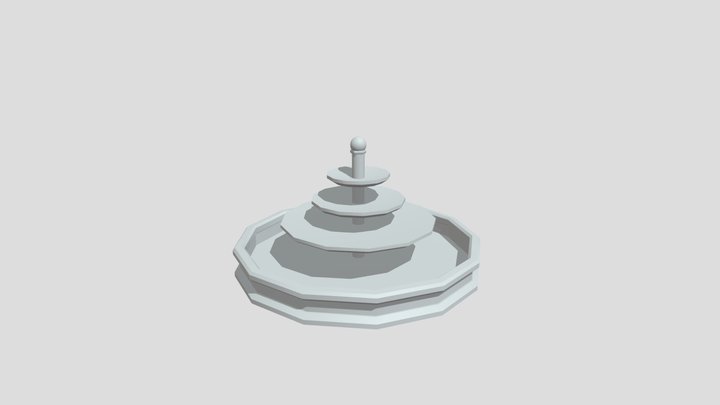 Fuente Agua 3D Model