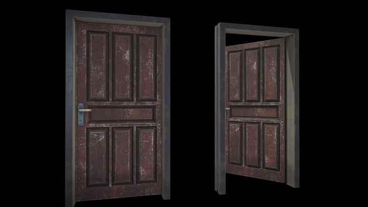 Door _Wodeen_Old_ brown – Modelo 3D gratuito STL