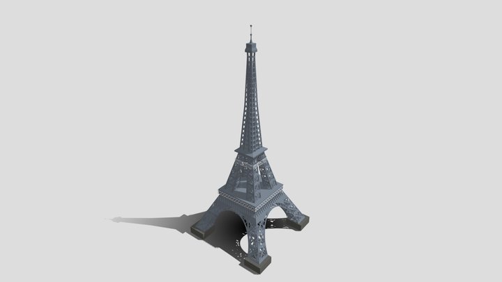 SM - EIffel Tower 3D Model