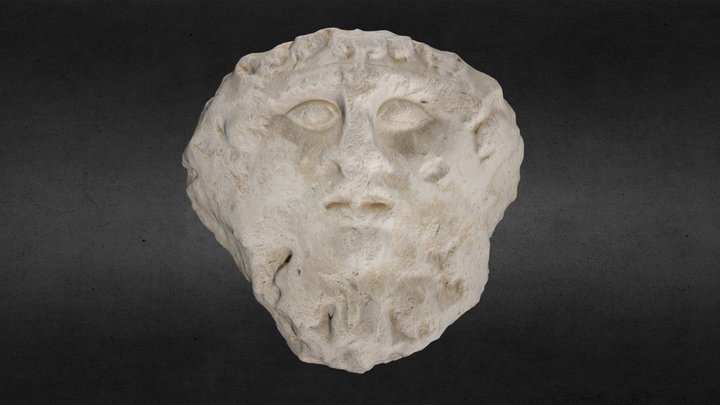Mascarón. Yesería. S. XVI 3D Model