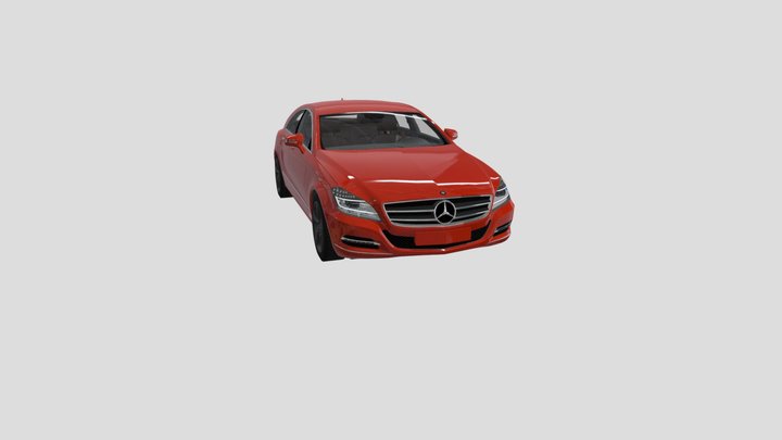 Mercedes AMG CLS_63 3D Model