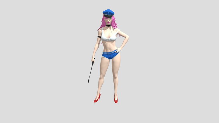 Add the material of Poison 3D Model
