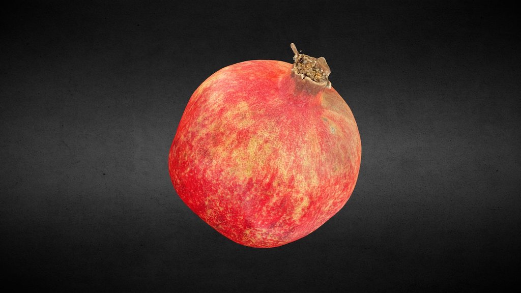 Fruit - Pomegranate #3DScanFruitVeg — Sketchfab embed 3D viewer