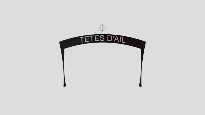 Têtes d'ail / TEST PROCESS 3D Model