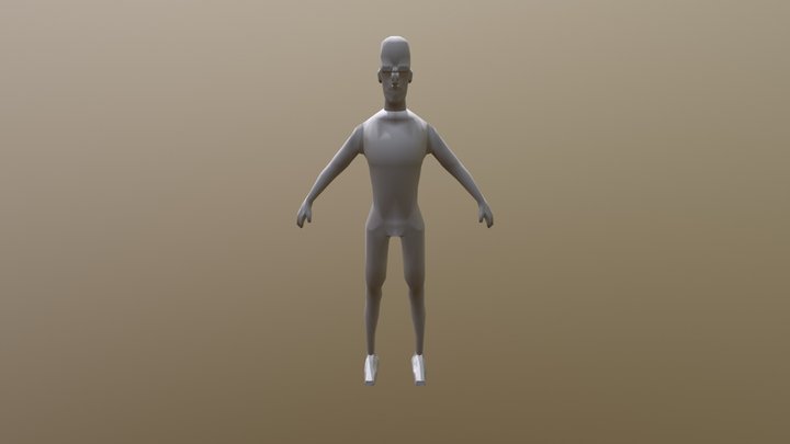 Resit Character Texture Full Body 3D Model
