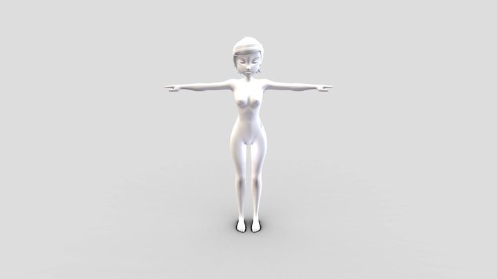 Gwen Tennyson Rigged 3D Model