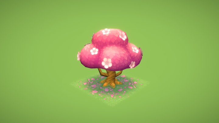 Sakura tree 3D Model