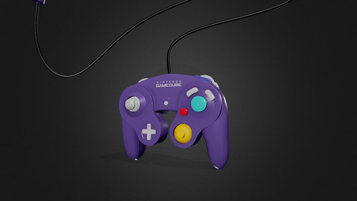 Nintendo GameCube Controller 3D Model