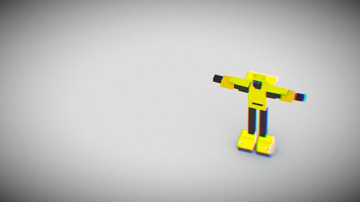 Bumblebee transfomable no rig 3D Model