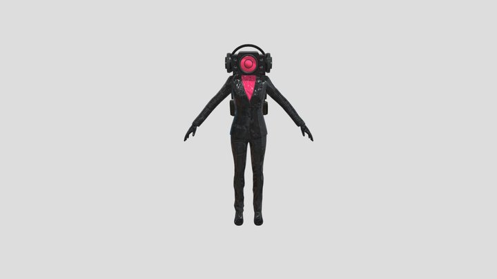 Speaker_woman 3D Model