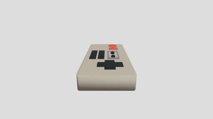 Retro Controller 3D Model