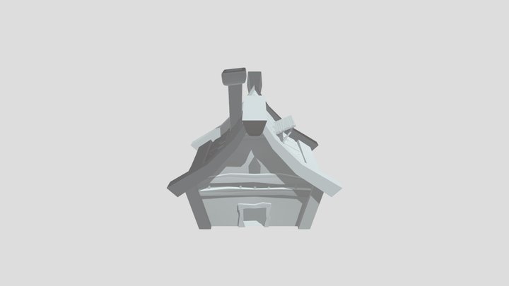 Village Hut 3D Model
