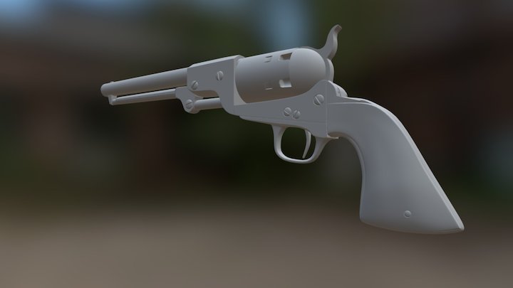 Gun Prop High Res 3D Model