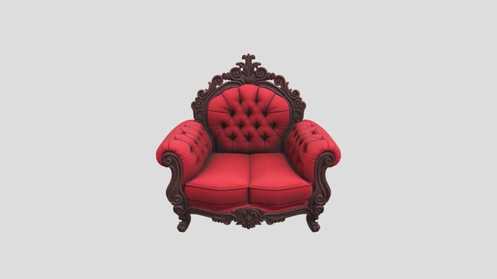 Red Aristocrat Mini Sofa