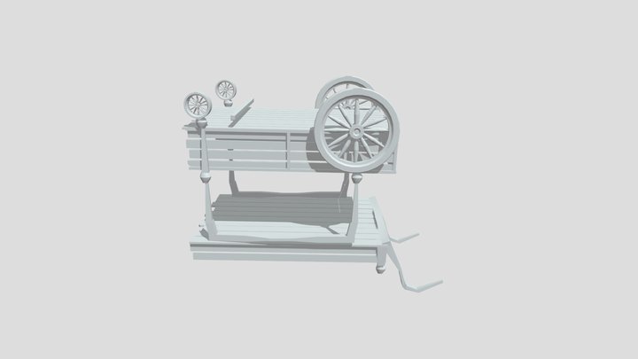 tea cart 3D Model