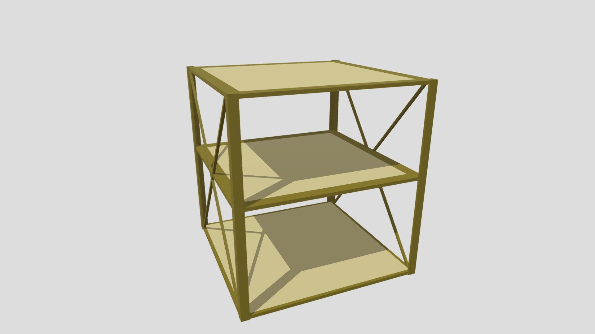Smalll Shelf 3D model by michealharris2 [7e891e7] Sketchfab