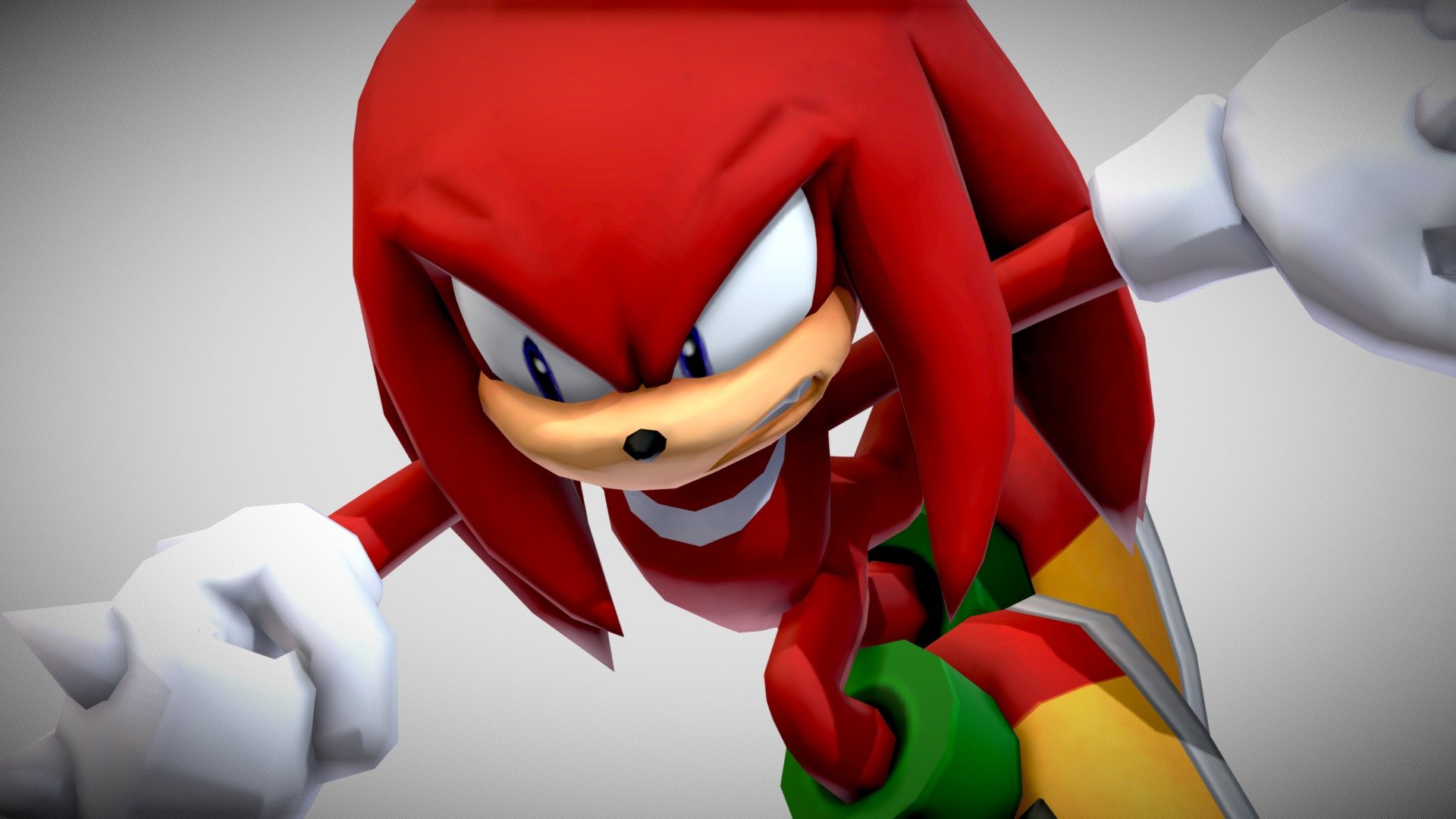 Sonic Generations 3DS - Knuckles - Download Free 3D model by ...