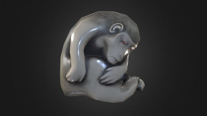 Monkey sculpt 3D Model