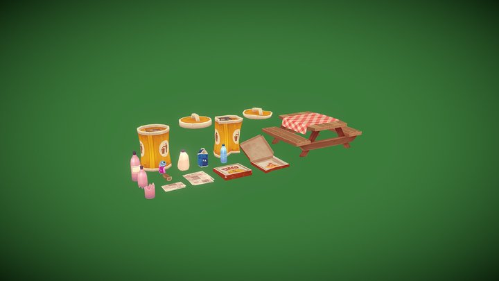 Trash - Internal TT 3D Model