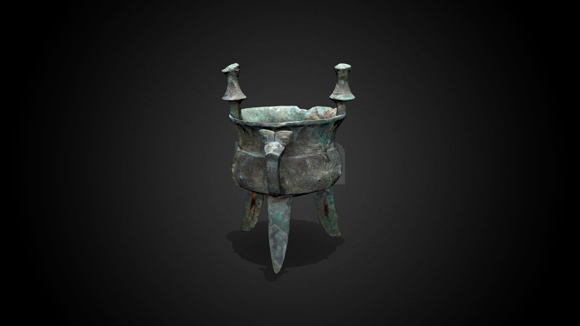 Jia wine vessel, 13th-12th century BCE