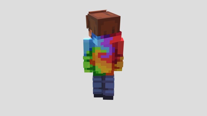TieDyeSKINPFPFPFPFPFP 3D Model