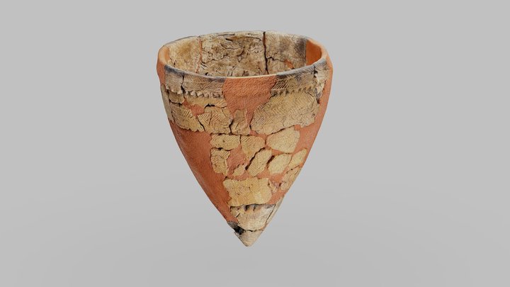 縄文土器（押型文）/ Jomon Pottery（Press marked） 3D Model