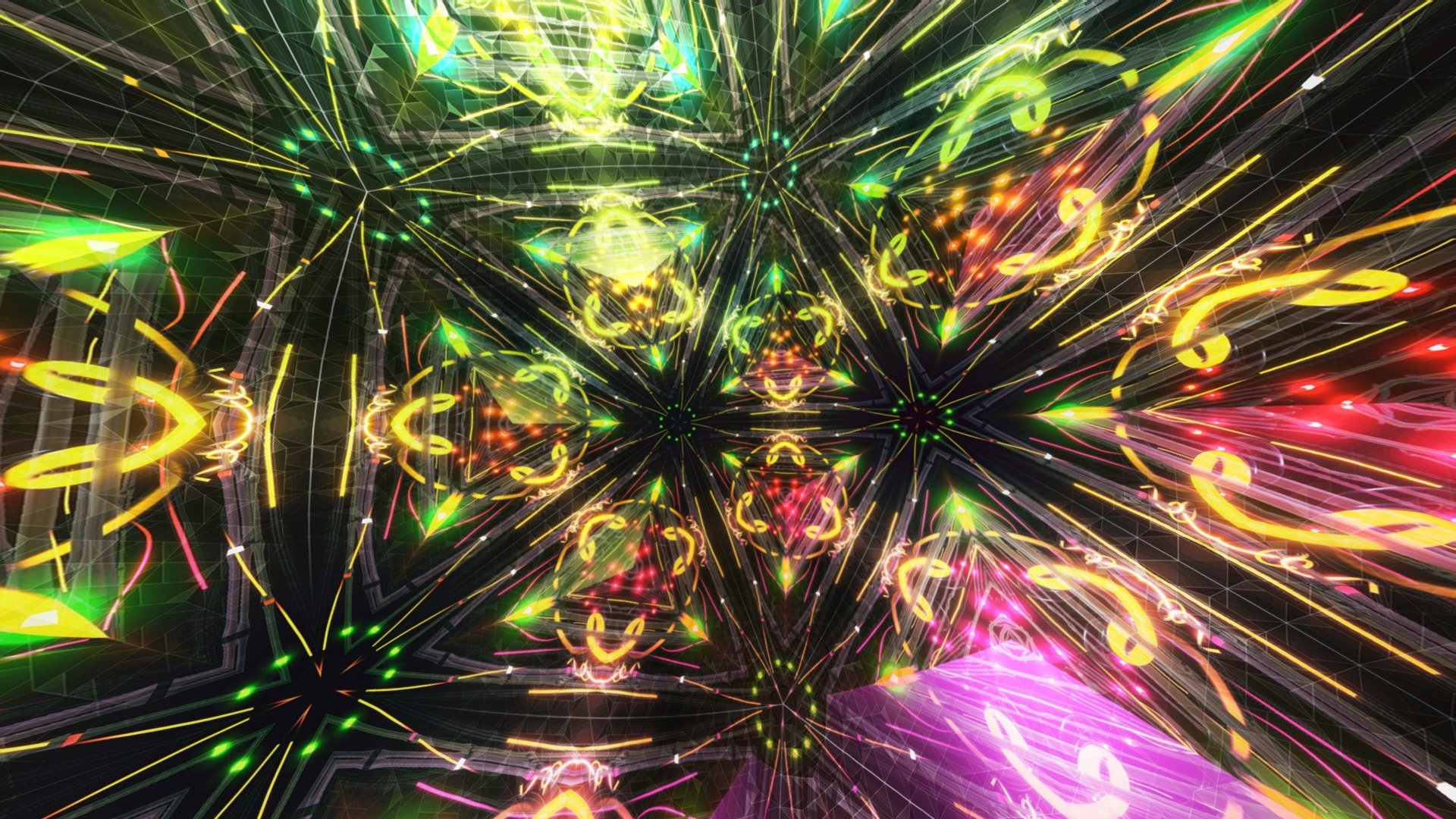 E. of the Neon Spheres - Core Triangulation