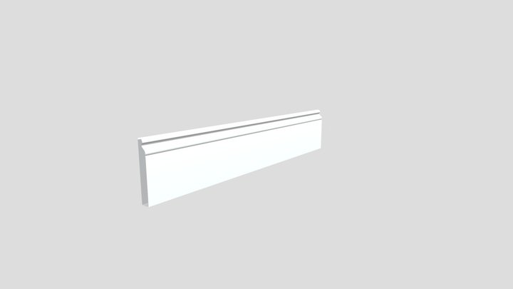 Roman Baseboard 3D Model
