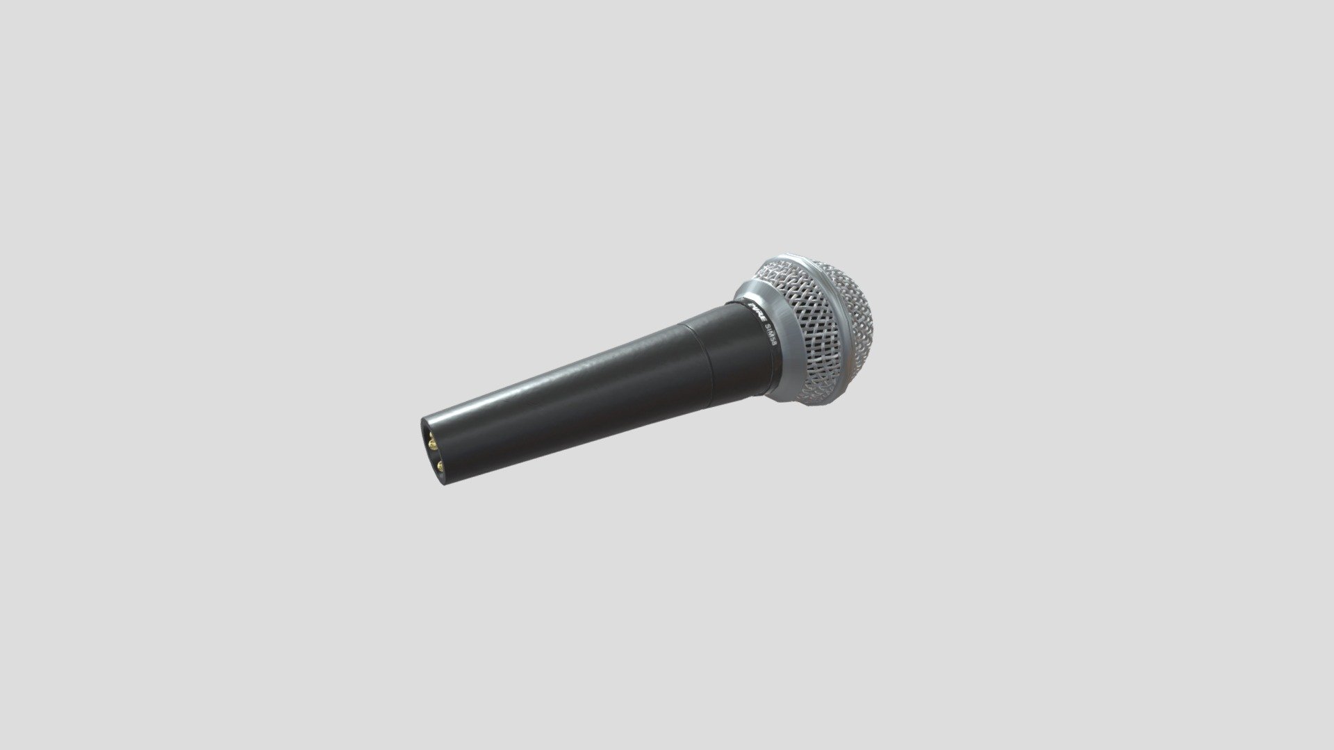 Microphone 3D model by simlewis [7e8d28b] Sketchfab