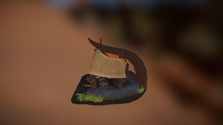 Goblin Camp 3D Model